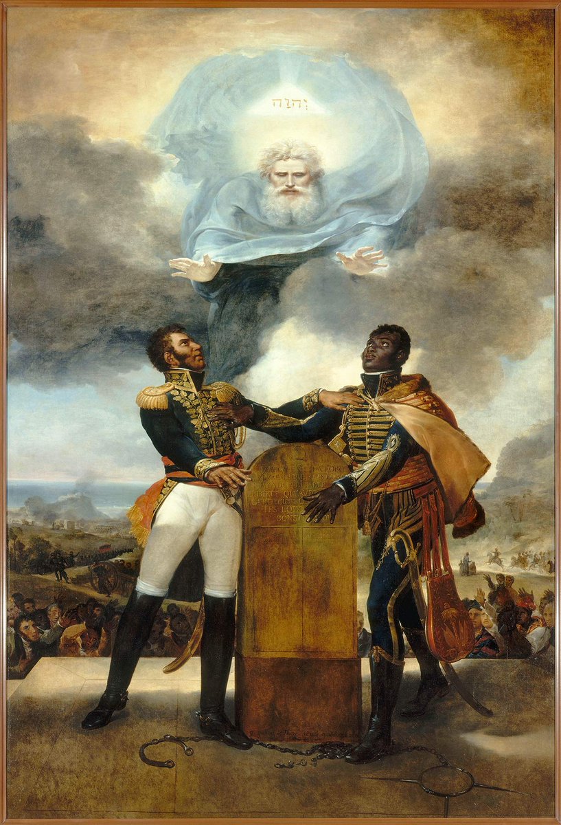 AgeofNapoleon's tweet photo. This day in 1804, Gen. Jean-Jacques Dessalines proclaimed the independence of Haiti. "We must forever assure the empire of liberty in the country of our birth; we must take any hope of re-enslaving us away from the inhuman government. In the end, we must live independent or die." https://t.co/x8EFdhnSHi