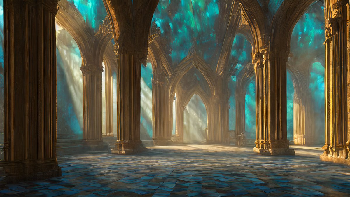Universe Showcase - Hasta
Founded on the greed of an emperor, Hasta is an impossibly large city with marble and gold architecture that seems to stretch on as far as the eye can see. 
You can check out the music video here: youtube.com/watch?v=jhX_Q_…