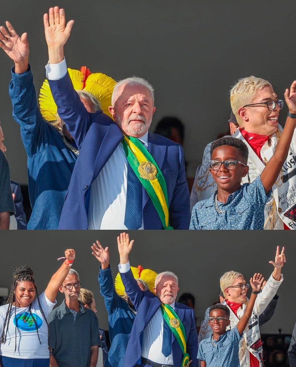 Juntos construiremos um Brasil mais justo e igualitário! 01/01/2023 um nordestino, sobe ao poder pela 3° vez e se torna o maior presidente de toda a História do Brasil! Que orgulho ver que a democracia prevalece e Lula retoma o poder fortalecido e nós braços do povo!