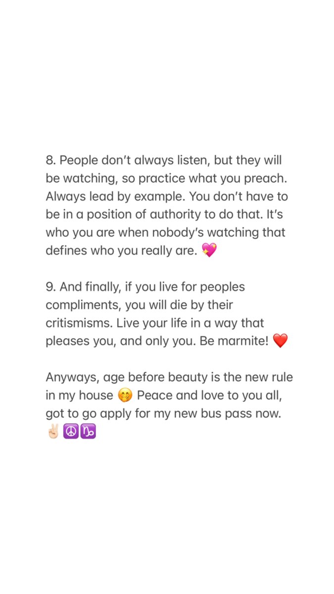 georgiatownend_'s tweet photo. Advice from my three decades on planet earth 💖 https://t.co/nzTQPlcsVt