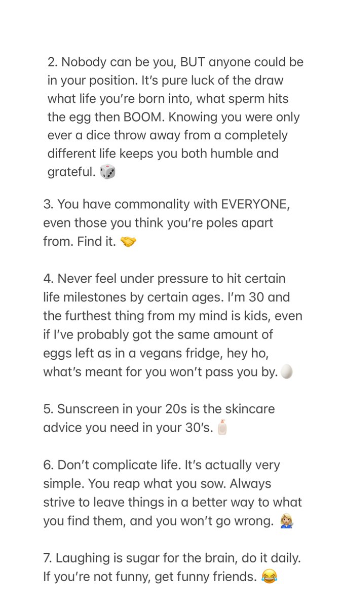 georgiatownend_'s tweet photo. Advice from my three decades on planet earth 💖 https://t.co/nzTQPlcsVt
