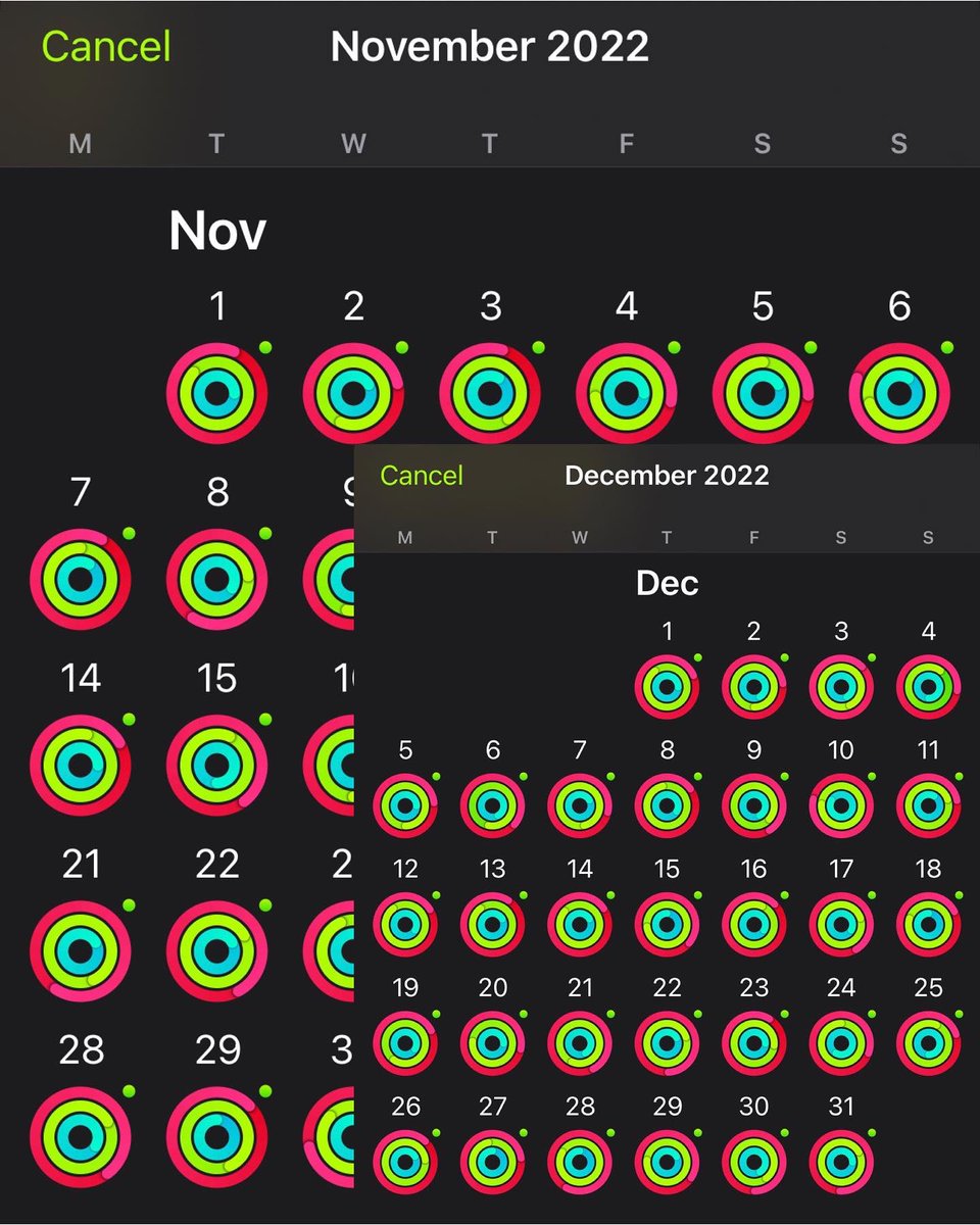 ArthurFisherJr's tweet photo. #2022Recap: I have officially completed a goal that originally started off as closing my fitness rings for only ONE full month.

365 days of closing ALL rings! How? Not sure. 😂 I’ll give the watch a break this year… maybe. 😎 https://t.co/tmBaGMhx5p