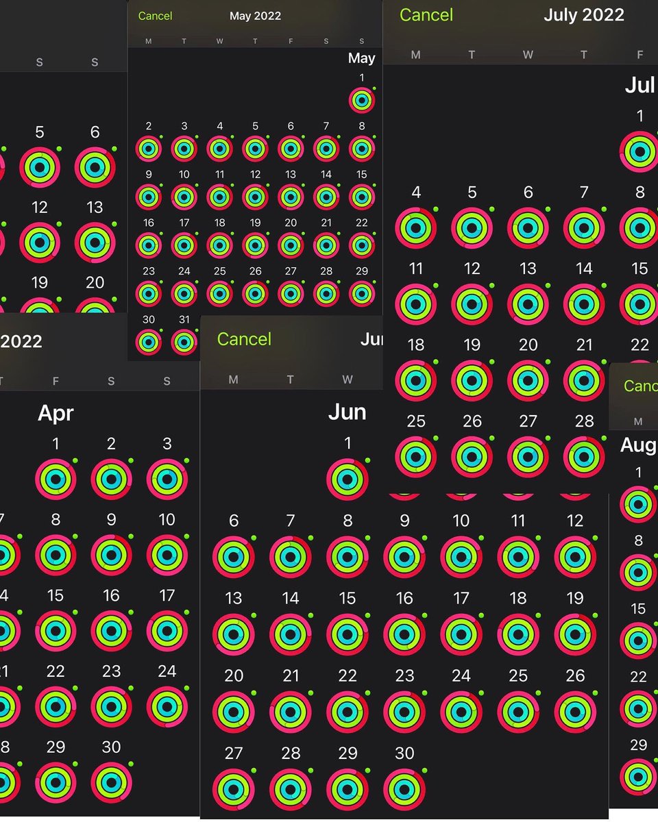 ArthurFisherJr's tweet photo. #2022Recap: I have officially completed a goal that originally started off as closing my fitness rings for only ONE full month.

365 days of closing ALL rings! How? Not sure. 😂 I’ll give the watch a break this year… maybe. 😎 https://t.co/tmBaGMhx5p