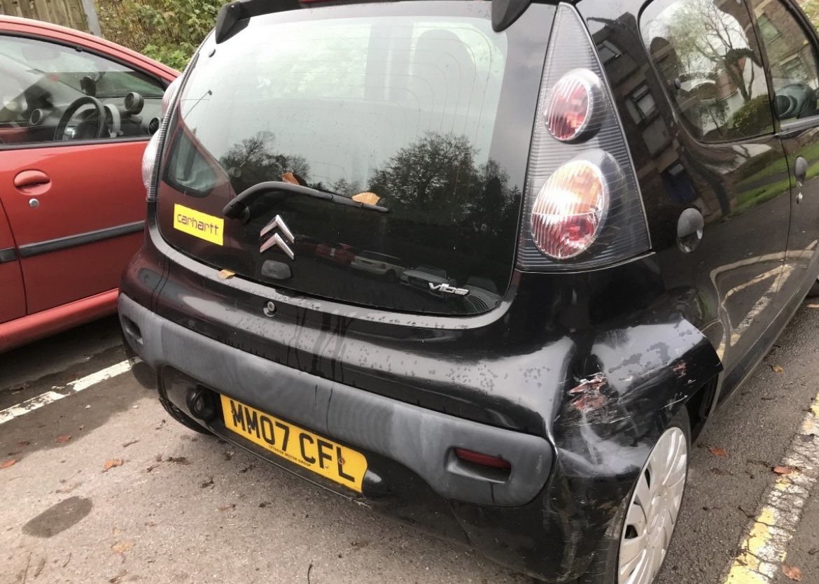 EllaChatham's tweet photo. A month after a Royal Mail delivery driver collided with the back of my car, nothing has been done to help find the driver, or fix the damage. I’m begging the Social Media team to help the process! @RoyalMail @RoyalMailHelp https://t.co/YPjFmDkt9W