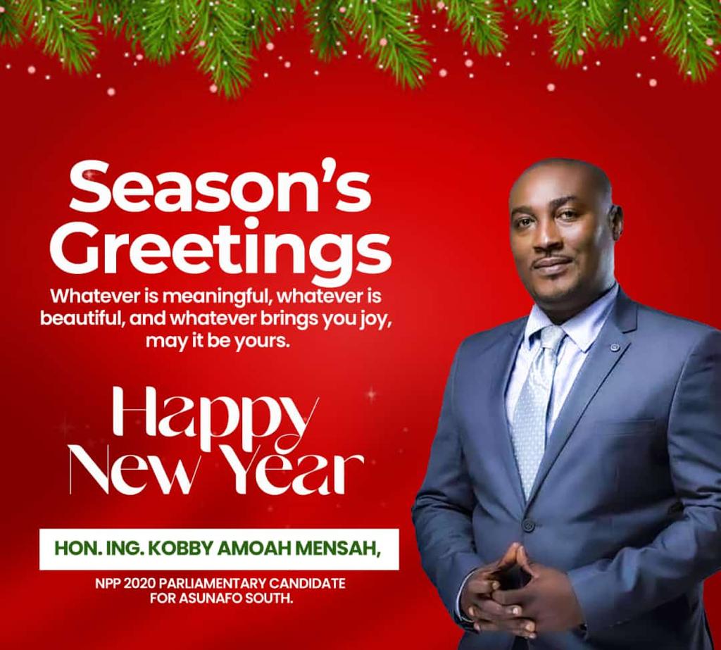 Ing_Kobby's tweet photo. May this year bring good health, prosperity and peace to our homes. Our quest to transform lives and impact positively should be a daily assignment to progress our nation to success.
Afehyiapa. Still your humble servant.
#KAMIng
#kamensology https://t.co/tHe299e6YI