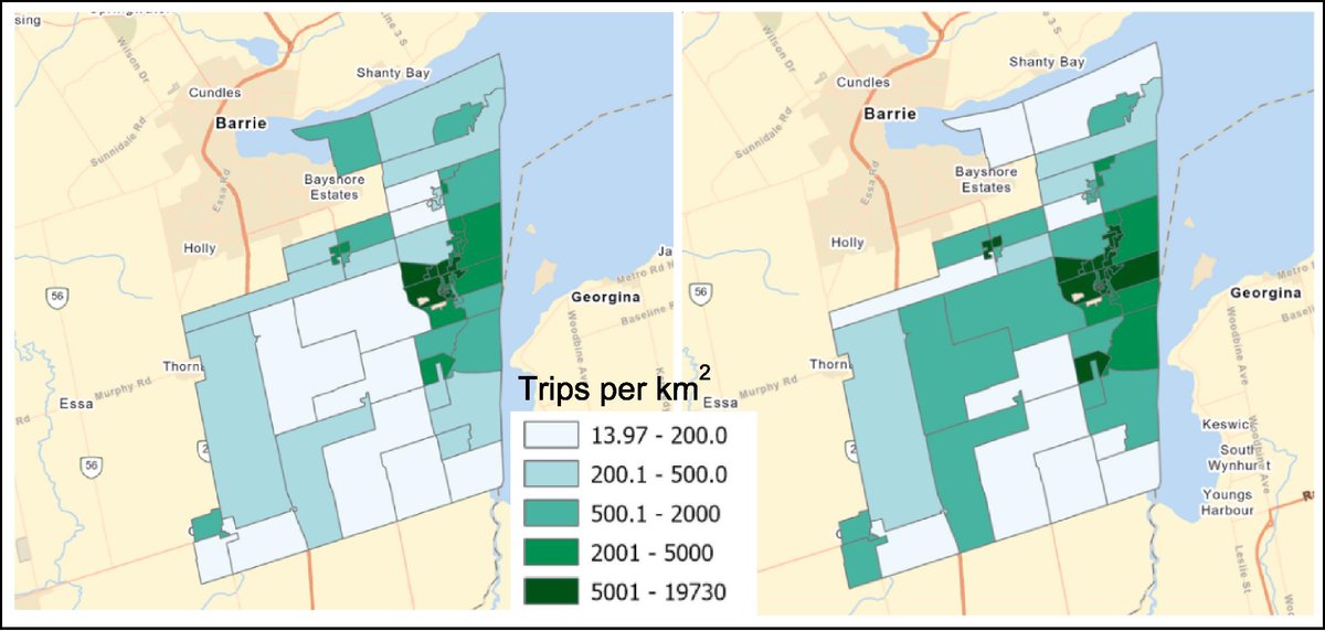 TMUTransForm's tweet photo. Uber as transit? A new study from #TransFormLab researchers Anne Benaroya, Matthias Sweet and Raktim Mitra examines the publicly subsidized on-demand ride hailing service in the small rural town of Innisfil

Read: https://t.co/lvtV2tXY1n https://t.co/B73E1CmYzN