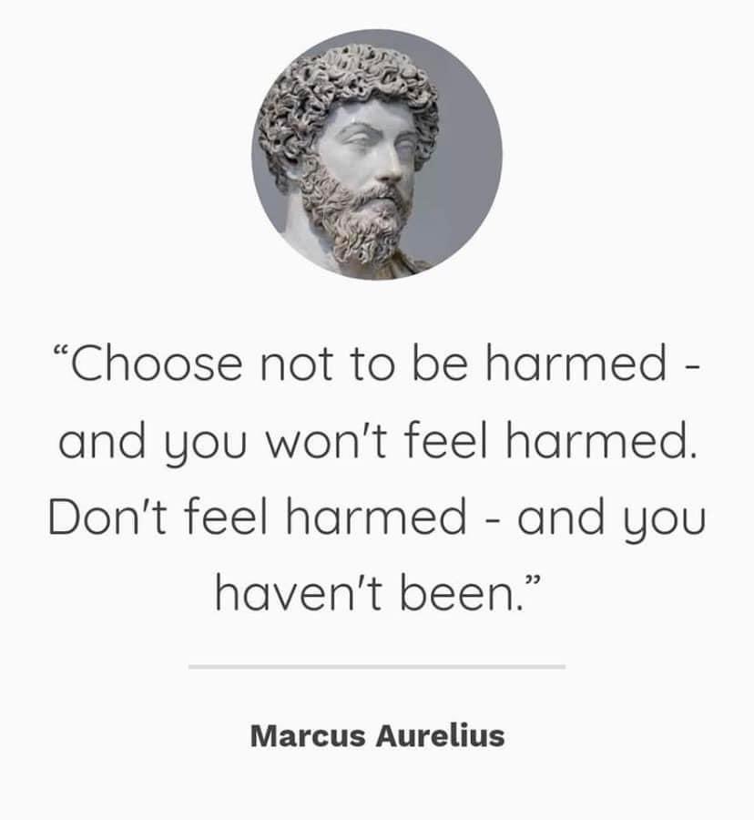 One has control over their own feelings and emotions, and that by choosing not to be affected by external events, one can maintain a sense of peace and inner calm.