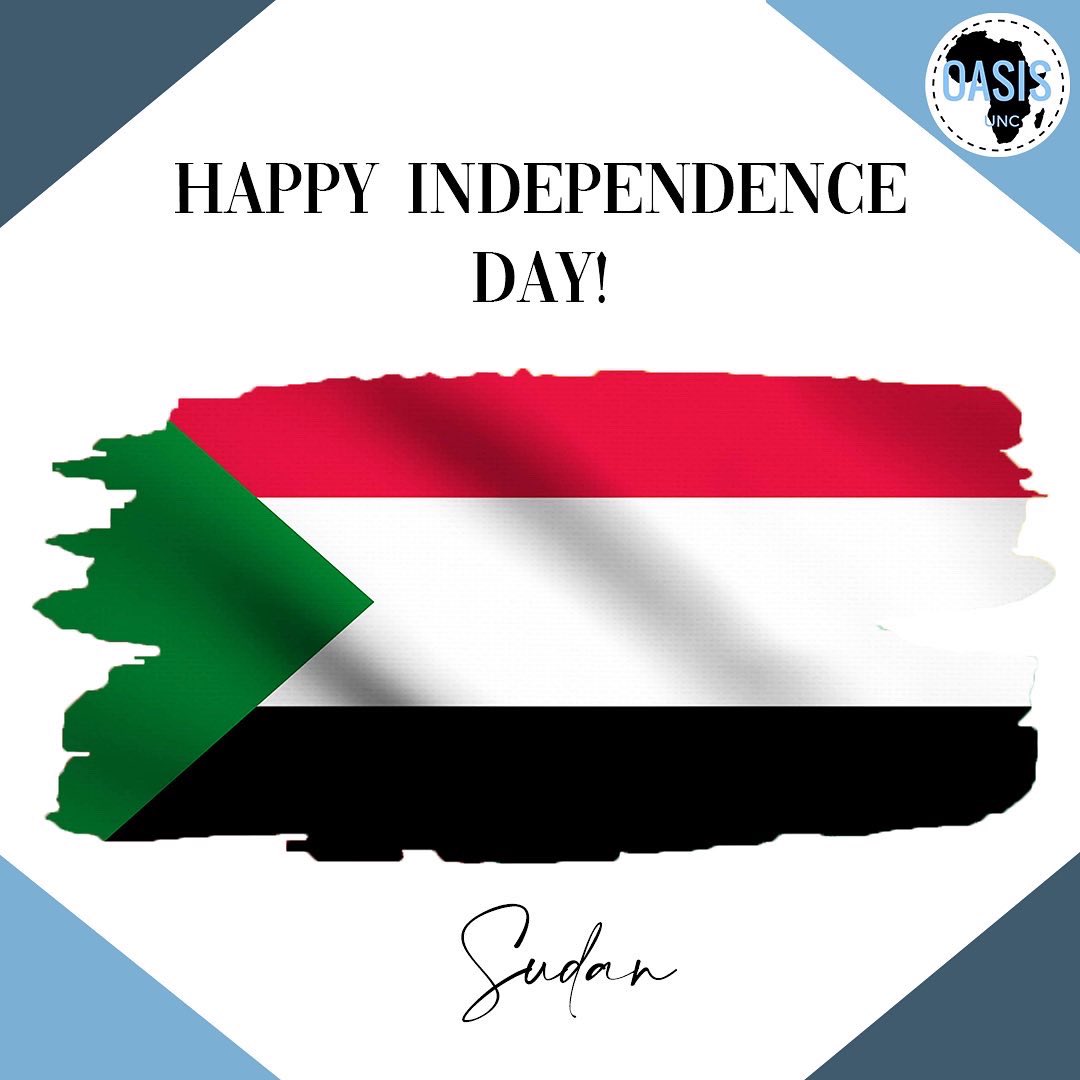 Happy Independence Day to Sudan 🇸🇩!

Some interesting facts about Sudan:

🟢 There are more pyramids in Sudan then there are in Egypt!
🔴 Sudan was the largest country in Africa prior to the secession of South Sudan in 2011 ~
⚪️ On January 1, 1956, Sudan gained independence!