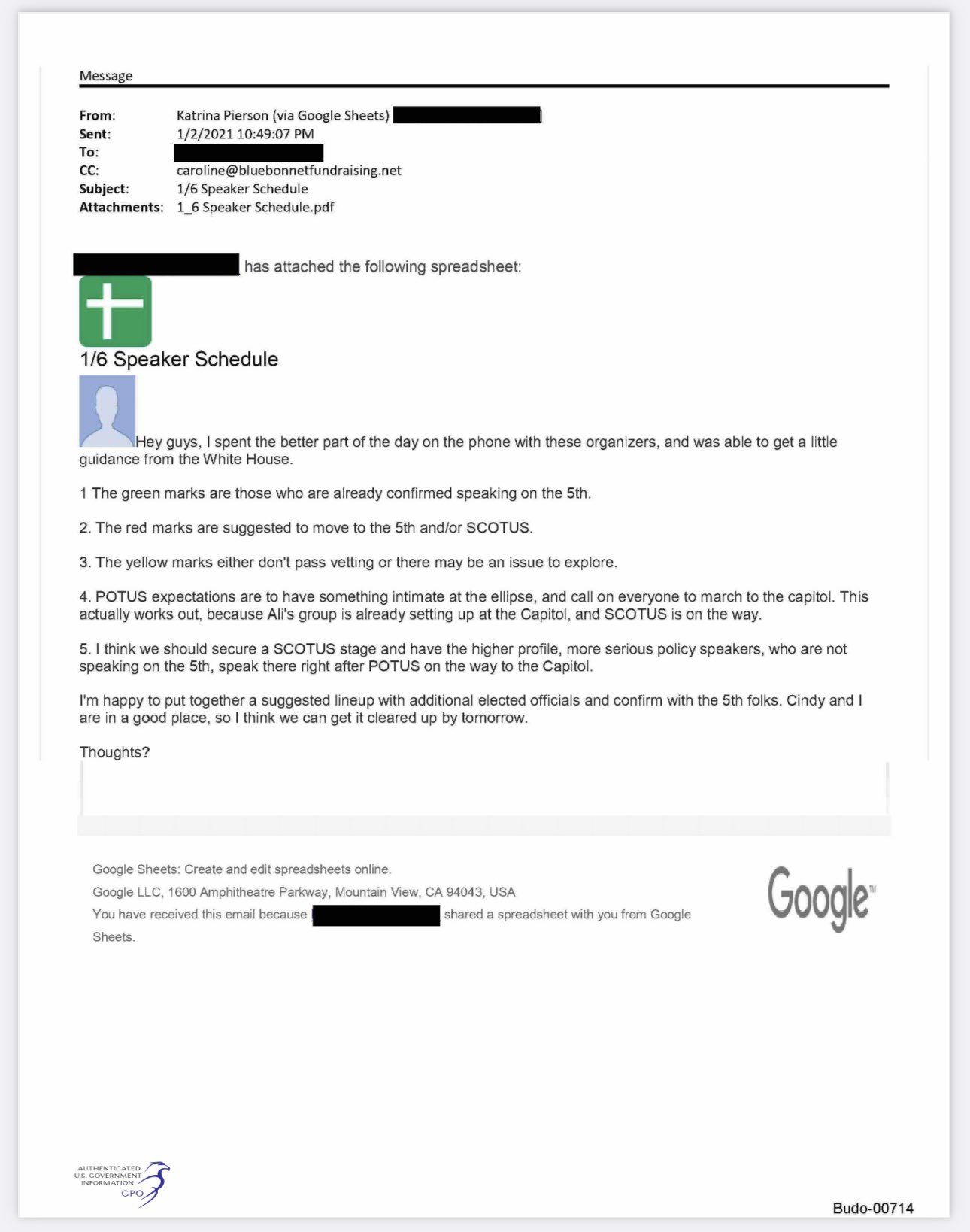 Hugo Lowell on Twitter: "NEW: Jan. 6 committee obtained email from ...