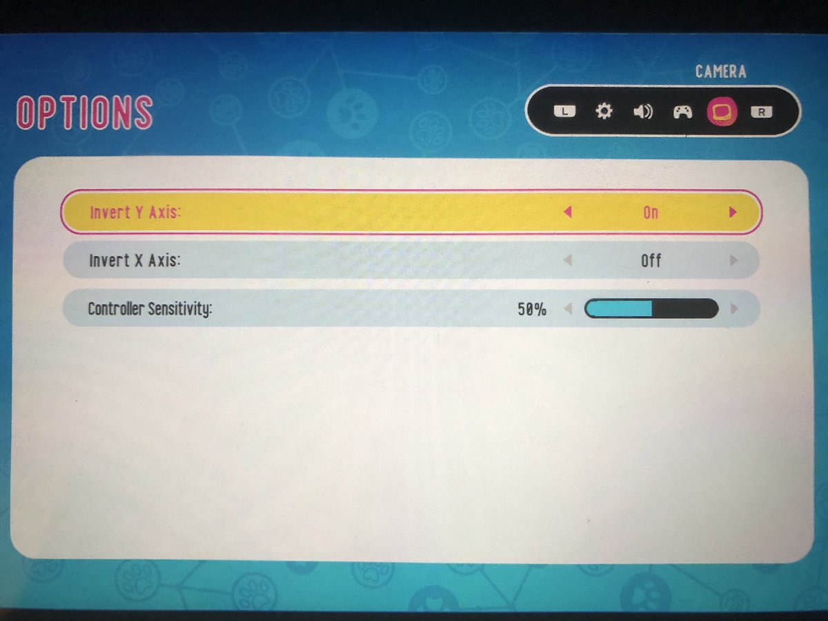 RunningFridge's tweet photo. @thomasastle Hi, I love the game, bought it on Switch, but the camera controls reset back to their default inversions every time I start the game. Can we get a patch for this? https://t.co/jxgxERIyip