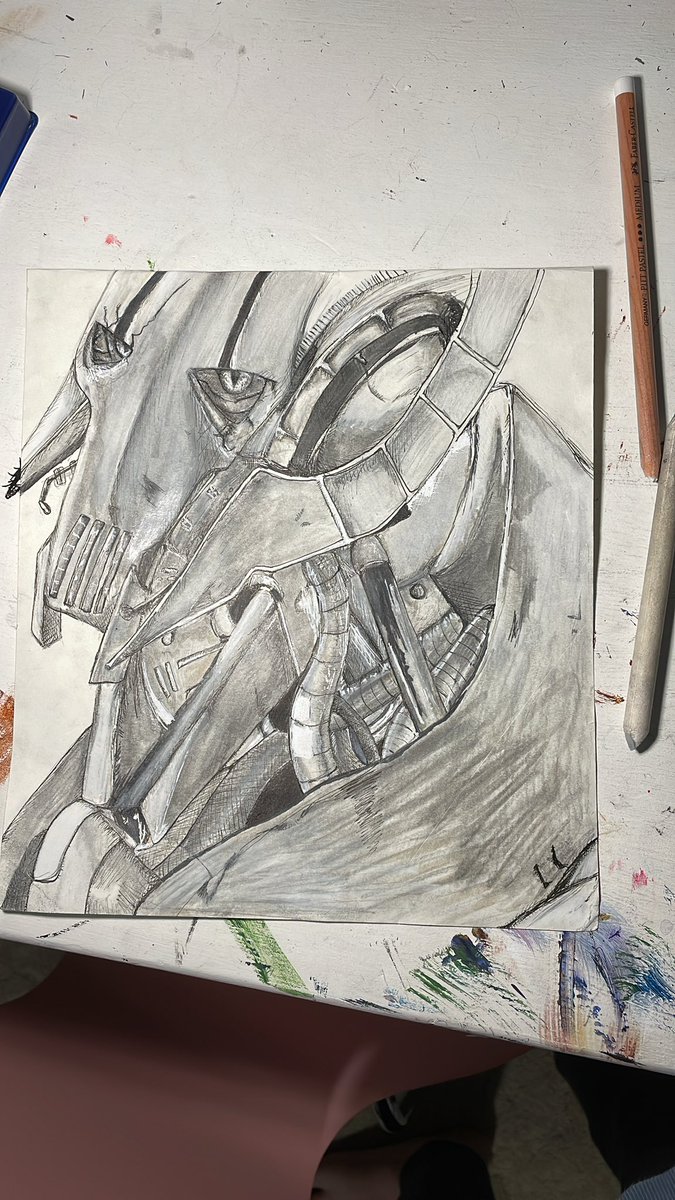 avisdrz62's tweet photo. Finished this General Grievous drawing today!

#starwars #darkside #generalgrievous #art #traditionalart https://t.co/tm7WMHueo1