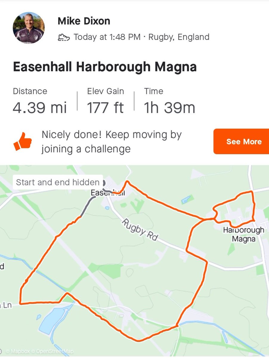 MikeyD1880's tweet photo. @edslater @DoddieBaaBaas @DoddieGump You're an inspiration Ed. We started the challenge with a walk, but need to make the miles up on the bike... https://t.co/E35lFZsalV