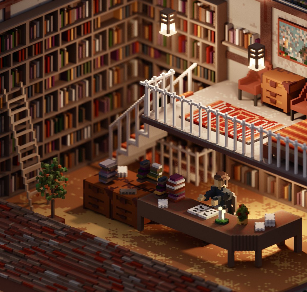 cryptallic's tweet photo. Happy New Year 🥳 

I’ve been a little quiet recently because the project I’m working on is being kept under wraps… 

But here’s a little sneak peek of some of my work coming in 2023 🤫 👀 

#voxelart #voxels #magicavoxel https://t.co/OFGhWO6mwL