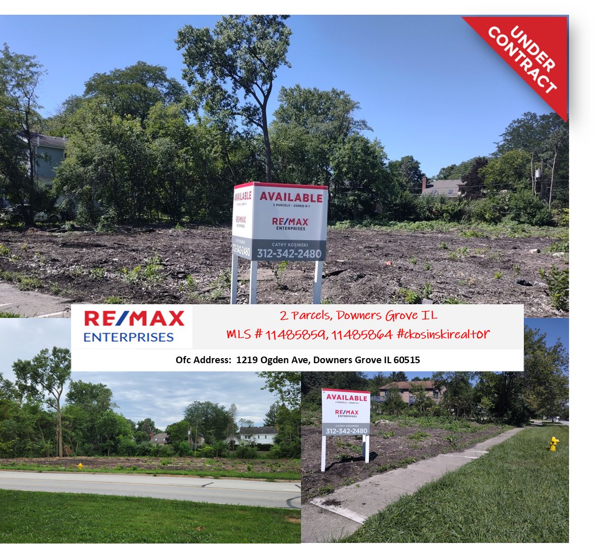 #undercontract Rarely available 2 vacant parcels in #DownersGroveIL!   cathy15.com    Call/Text 312-376-4247 OR email cathykosinskisells@gmail.com #realtorlife #ckosinskirealtor #sellmyhouse #ReMaxEnterprises