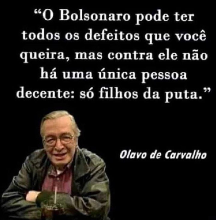 Concordo plenamente!!! Ele continua tendo toda minha admiração!!! Que Deus o abençoe grandemente e o proteja sempre!!!🙌🙌🙌🙌🙌🙌🙌 #EstouContigoBolsonaro #BolsonaroOrgulhoDoBrasil #BolsonaroReeleito #BolsonaroPresidenteAte2026 @bolsonaroTV_ @jairbolsonaro