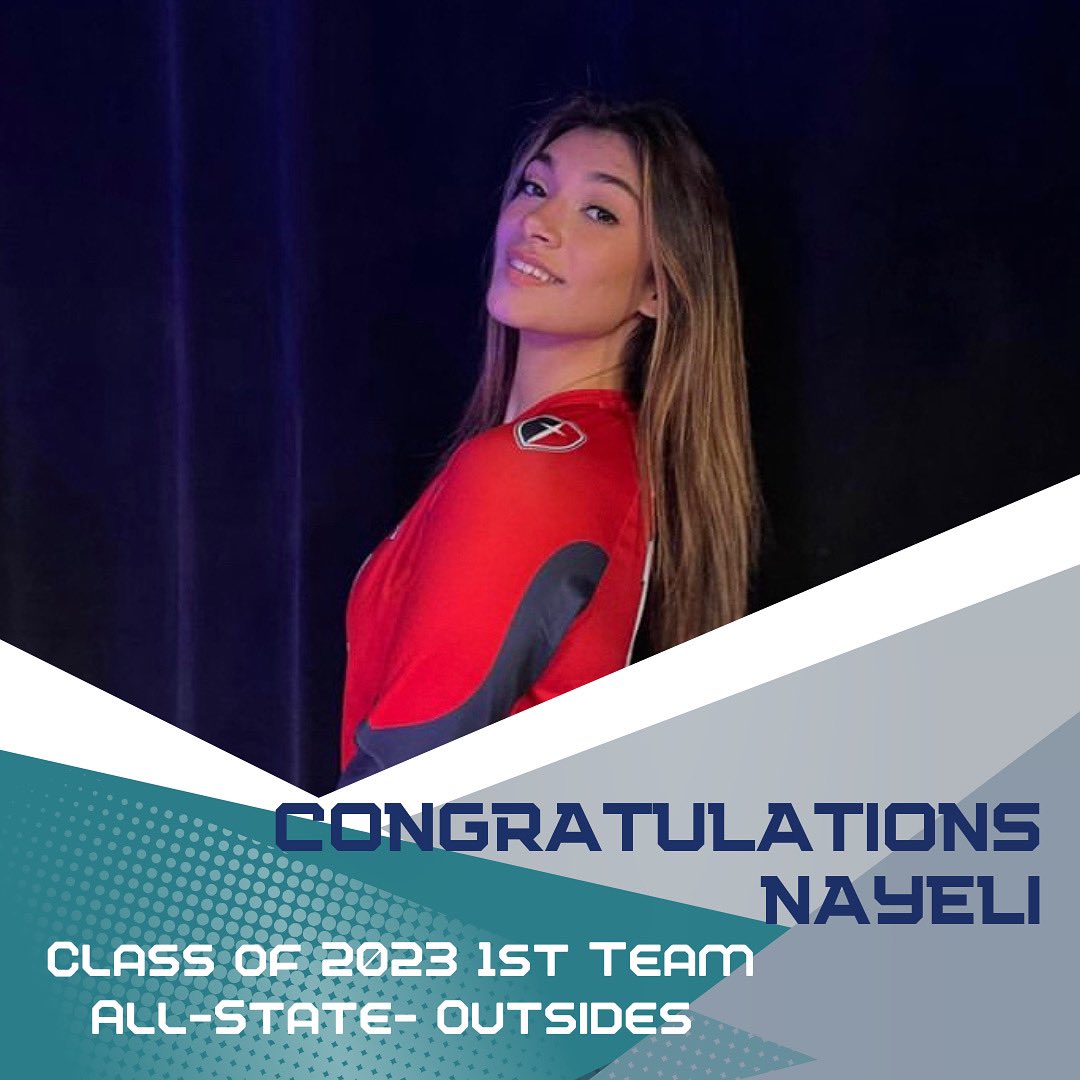 1️⃣st Team All State Selection: • Nayeli Gonzalez • Outside (HS: Cornerstone Christian &amp; Club: Alamo Vb &amp; Verbal Commit: Iowa State University) ranked as the 3rd best overall prospect in the entire state of Texas &amp; 30th best overall prospect in the nation!