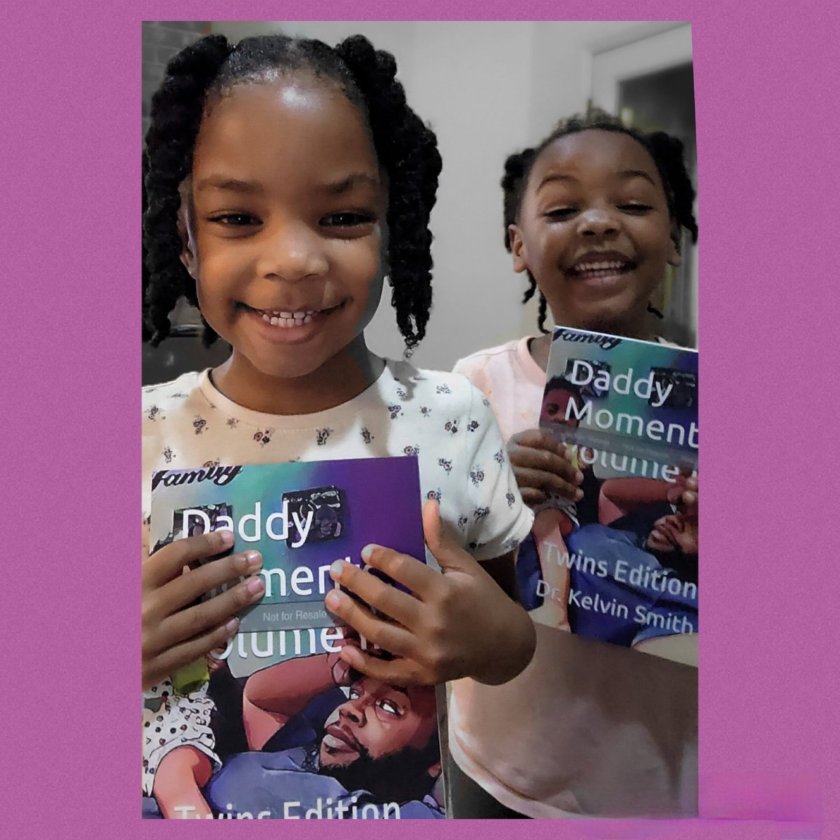 MomentsDaddy's tweet photo. The twins love that they have their own book. Start the new year off with a new book and new read. Official release date is January 15, 2023.

Don't forget to click and pre-order Daddy Moments 3 book: 

https://t.co/D5dC012OUs https://t.co/nBAs3IQ15q