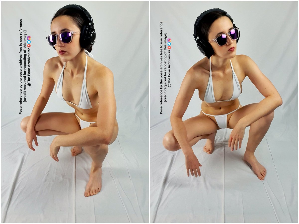 theposearchives's tweet image. New poses!✏️ Glasses, some more unused stock