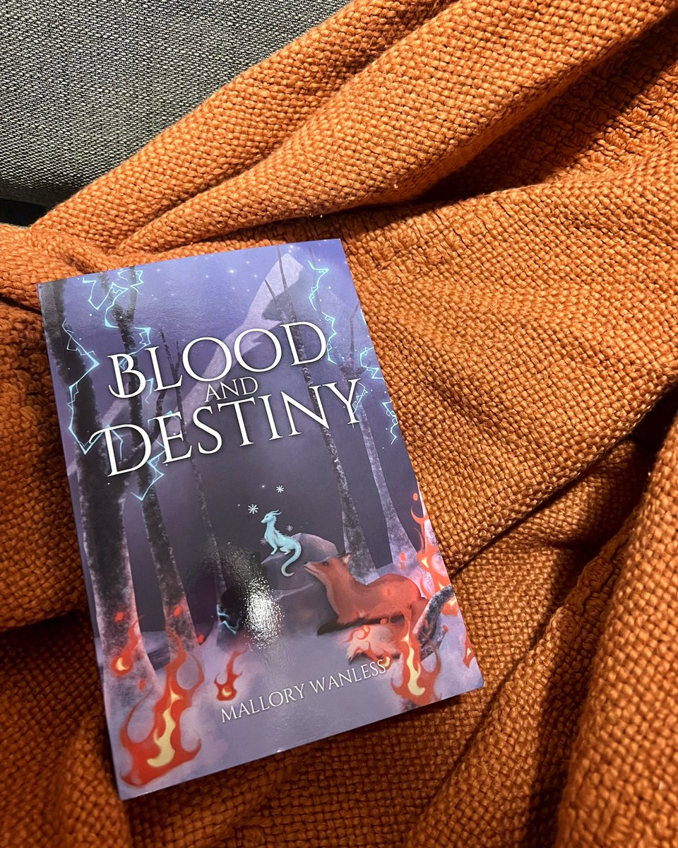 CuriousKayla's tweet photo. About to curl up with an beautiful book. Second in the series. If you haven’t read Storm and Flame, it’s a must read. Followed by Blood and Destiny. Author @mwanless_author really has a way with words, human connection, and unconditional love. #BloodAndDestiny #yabooks https://t.co/HWwfSmFD22