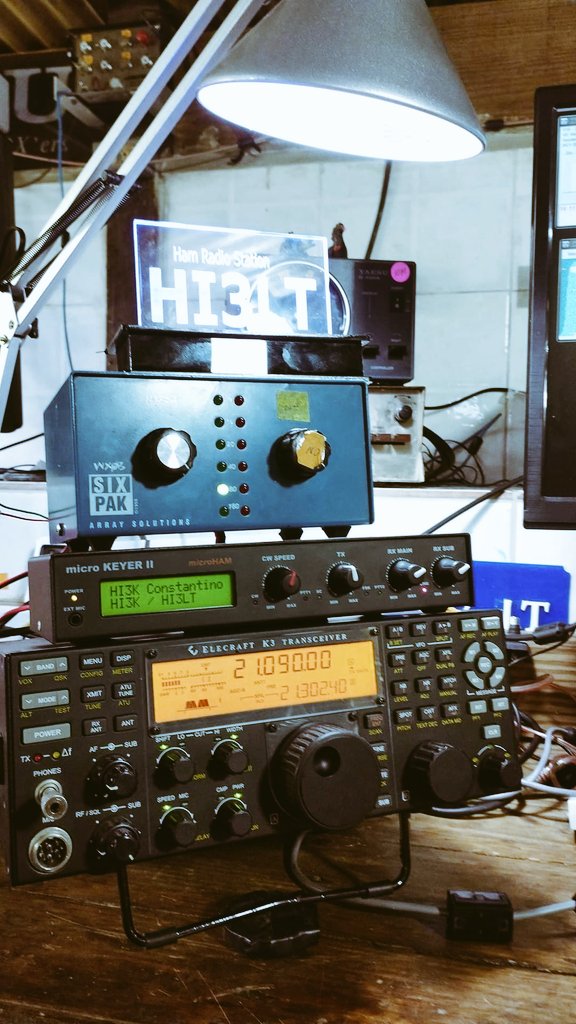 HI3K__'s tweet photo. Loma del toro HI3K πβ¨β¨β¨ RTTY contest CQWW RTTY SO QRP .. 6to. World
6to. mundial/QRP
2er. norteamΓ©rica π±π±
#HI3K #HI3LT #hamradio #hamradiord #RepublicaDominicana #lomadeltorodx #RTTY #dxdx #cqwwrtty22 #conteststation #qrp #microHAM #micro_KEYER_II #cqwwrtty2022 https://t.co/j7TxPwEdUv