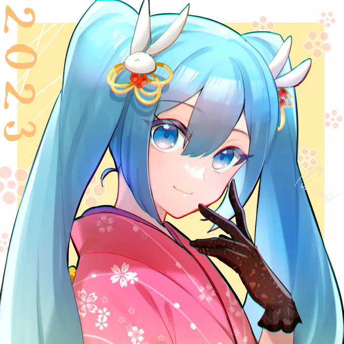 あけおめミク 