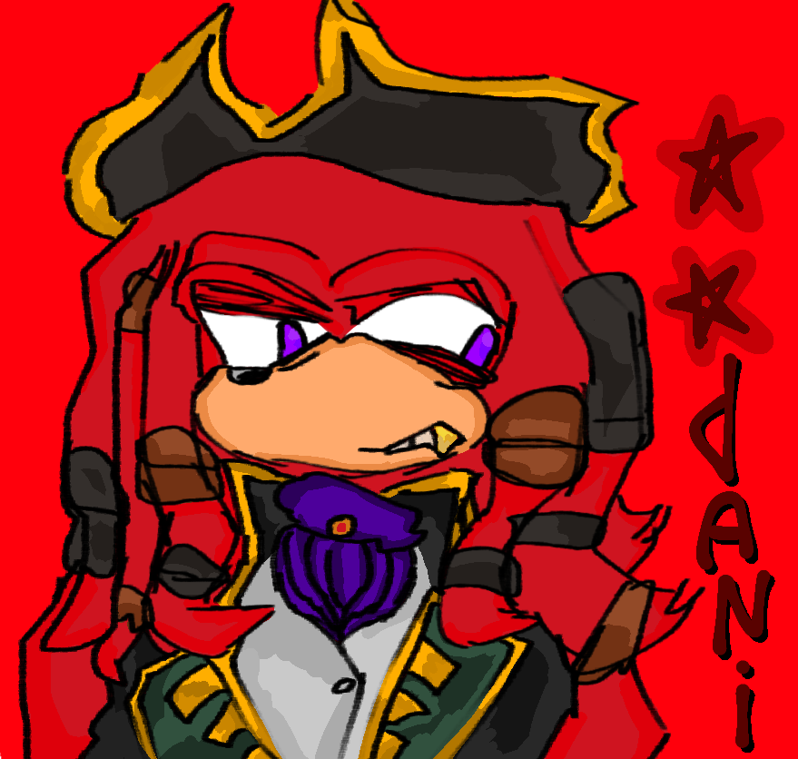 kittyhecox's tweet photo. i said i didnt post but i love knuckles so i brok the rulez... #SonicPrime #SonicTheHedgehog #KnucklesTheEchidna #captaindread https://t.co/NJrdx77BC7