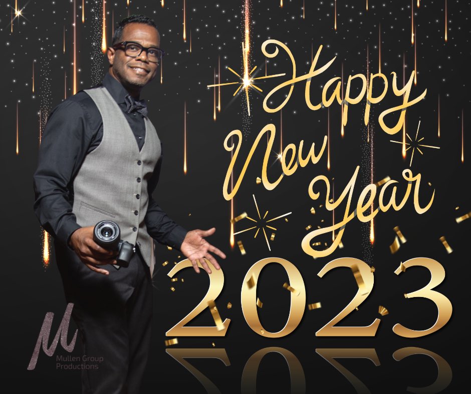 Happy New Year. I pray health, wellness and prosperity in 2023. Thank you for supporting me by watching my films and trusting me with capturing all your memories. May God bless you real good. #mullengroupmadeit #happynewyear #2023 #filmmaker