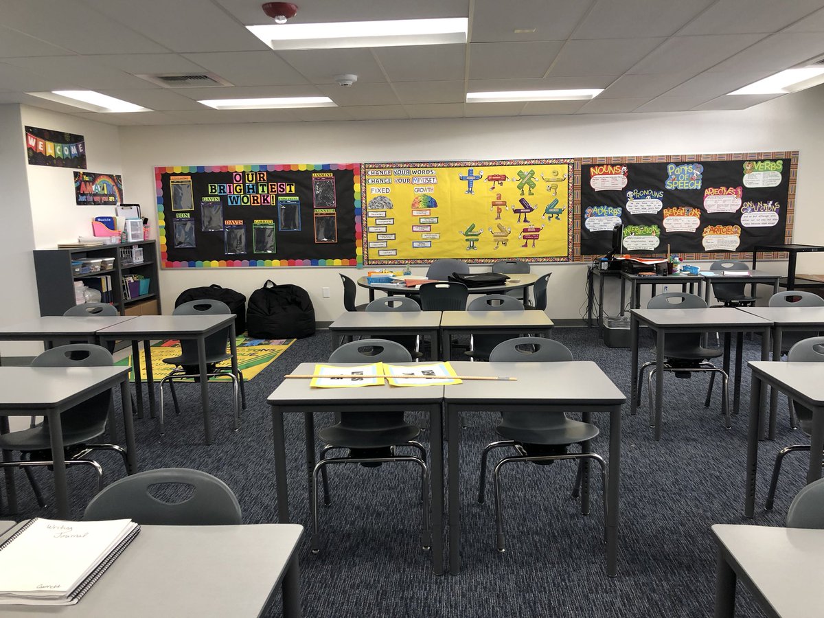 TruTigers's tweet photo. There has been lots of activity at Truman Elementary over Winter Break! Building 7 is ready to go. Well done amazing teachers, 4th, 5th and Intermediate SDC now have forever “homes away from homes”! You are the BEST! #LuvTigers https://t.co/8n7c9Yla2N