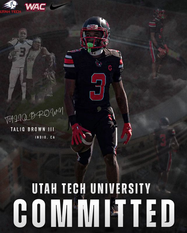 Blessed and Thankful for this opportunity! <a href="/UtahTechFB/">Utah Tech Football</a> Now let’s do this! #Committed