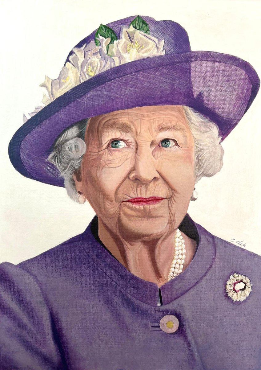 Chez39art's tweet photo. I plan to paint King Charles III for the coronation, I have started the first sketch, I plan to paint this one on canvas like the late Queen Elizabeth I did … what are your thoughts on this #KingCharles #art #portraits #paintings https://t.co/AqFlzbf3Cm