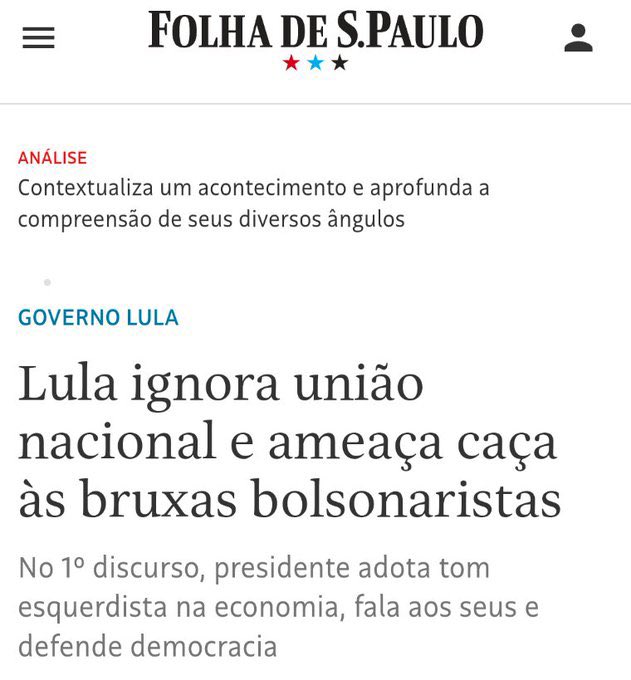 brussel_ive's tweet photo. Que imprensa ESCROTA 🤮 Lula disse (dá um google) que NÃO irá perseguir e SIM fazer cumprir a lei! Basta de anistia pra golpistas e terroristas. Basta a República de Bananeiras https://t.co/keKlRfJzuS