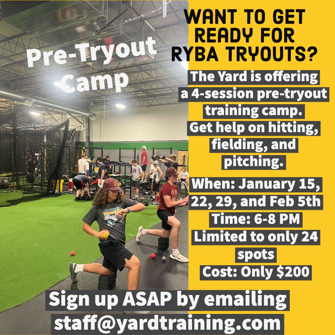 YardTraining tweet picture
