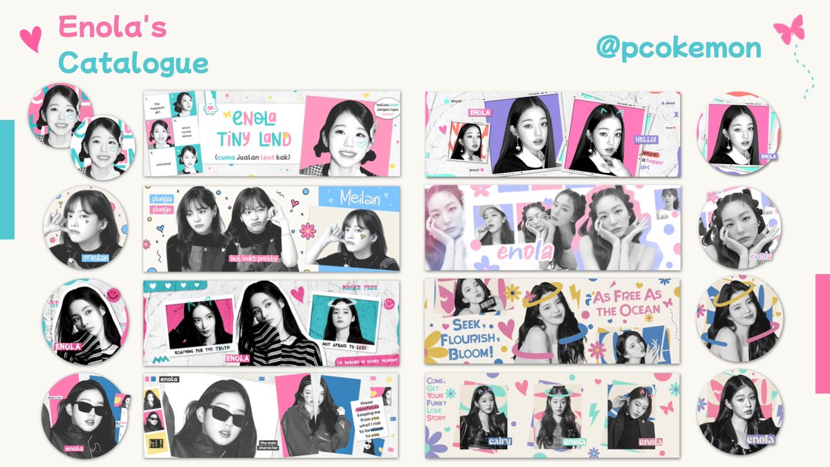 ofENOLA's tweet image. Help retweetnya kak? Maaci!! 💖

Hello! Enola open daily untuk semua katalog di bawah ini mulai jam 10 pagi sampai jam 10 malam. Katalognya bisa dijadiin twibbon juga loh! 🥳 Sebelum jajan, jangan lupa baca tnc dulu yaa 💗🌷

#zonauang #zonajajan