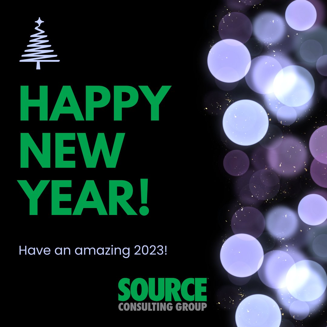 SourceGroupLLC's tweet image. Have a happy and successful 2023!