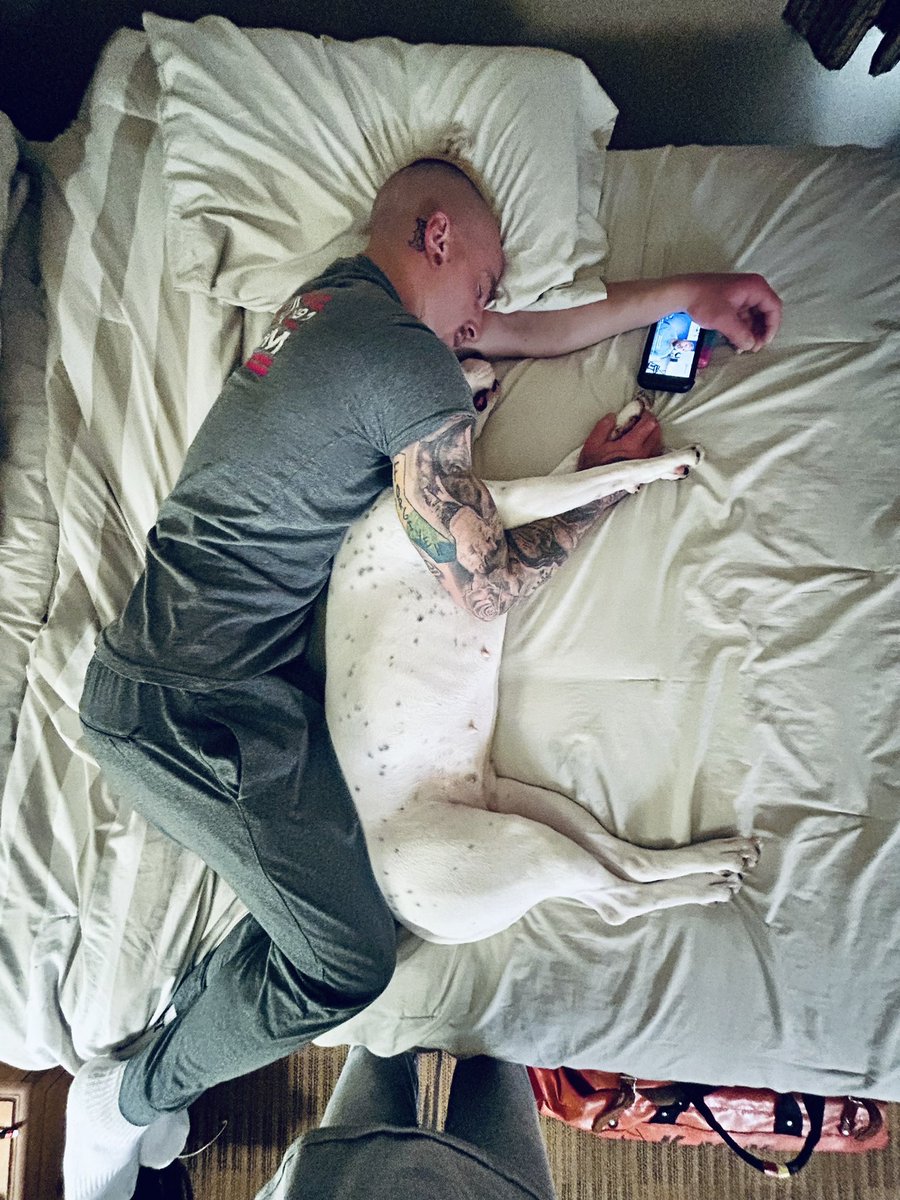 TowerDogDan's tweet image. Nothing like ending the first night of the year with my beautiful dog and beautiful wife! Life is so good! #ReadyFor2023 #dedication #Motivation #mindset