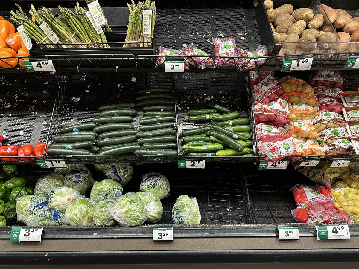 Putting zucchini and cucumbers next to each other should be a crime