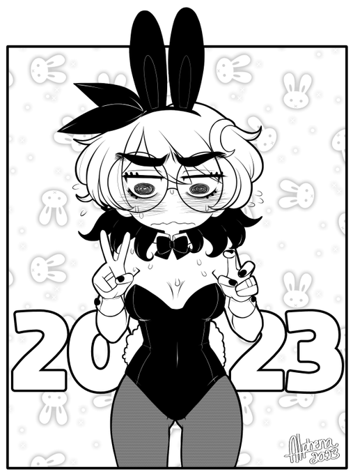 OKAY GOSH, I PUT ON THE DAMN BUNNY SUIT OK, HAPPY 2023, HAPPY YEAR OF THE RABBIT, OK?? YOU HAPPY?? GOSH

#artphena 