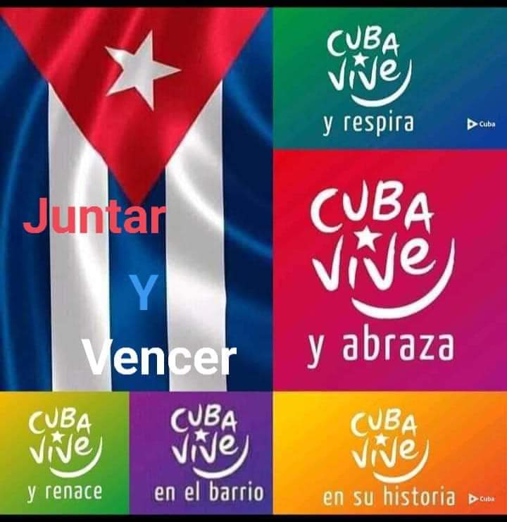 #JuntarYVencer #CubaViveyRespira #CubaViveyAbraza #CubaViveYTrabaja #CubaViveEnSuHistoria