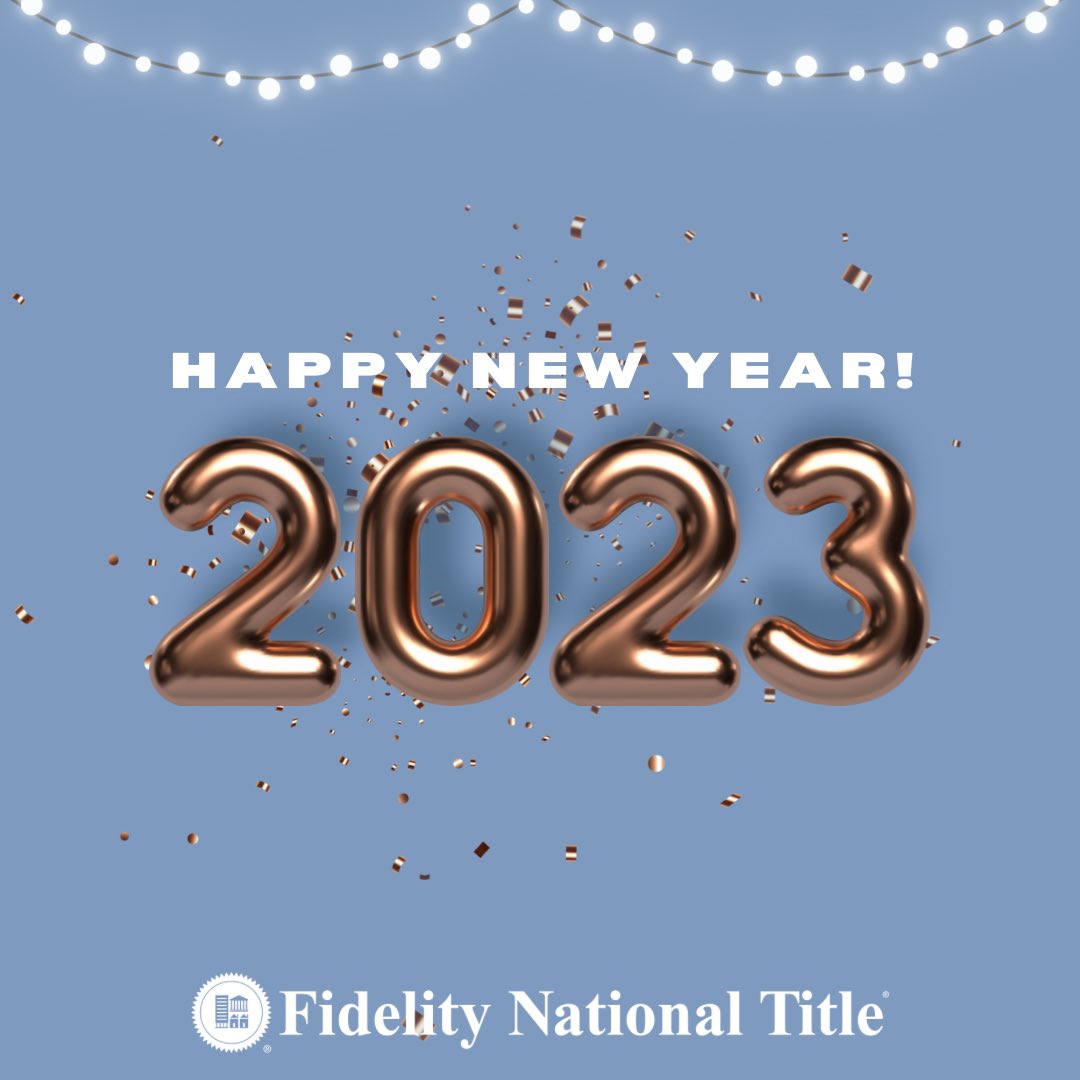FidelityTitleOR's tweet photo. Happy New Year!🥳 We look forward to another year of partnership with you! #happynewyear #fidelitynationaltitle https://t.co/8QjndnEtkR