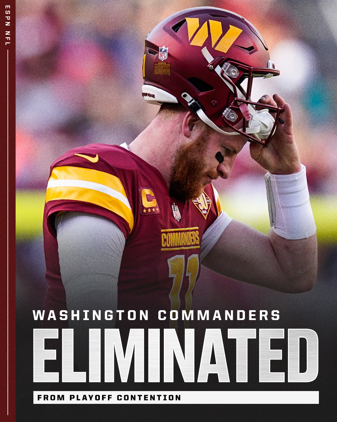 NFL on ESPN on X: 'The Commanders have been eliminated from