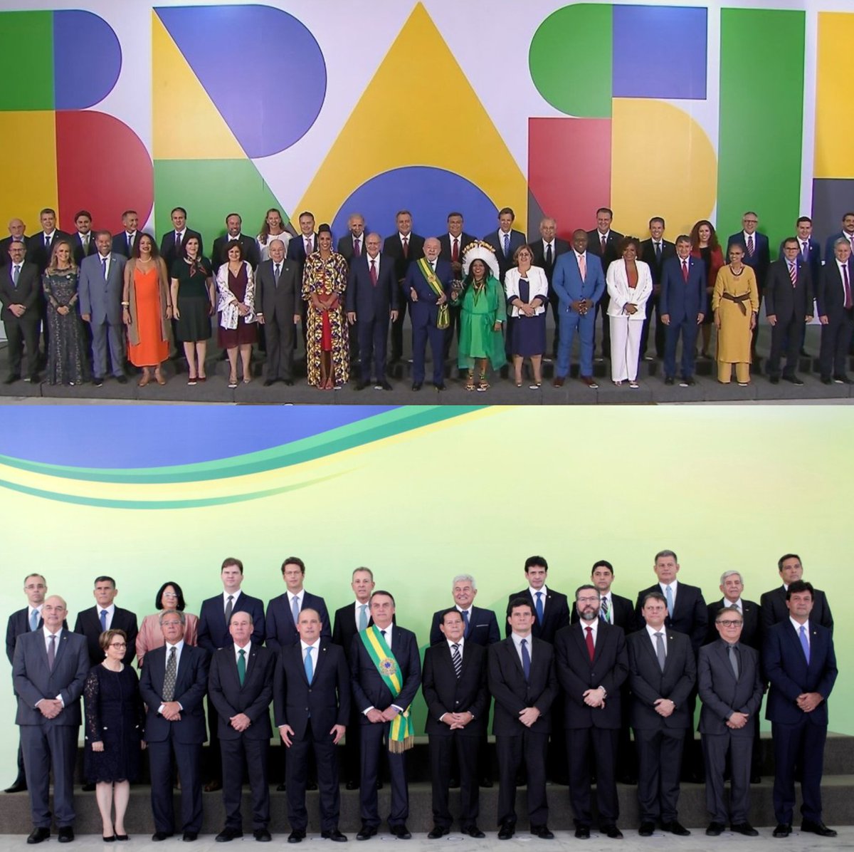 Que diferença brutal! 

Diversidade com Lula X Pesadelo de Bolsonaro