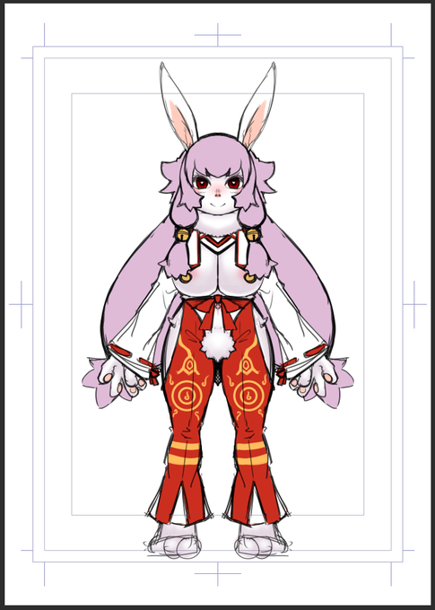 【一応R-18】【WIP】夜中の3時頃に突如アイディアが降って湧いたんで5時ぐらいまで描き殴ってた淫乱ピンクウサギキャラ、なんとかまとまったんでぶん投げ。
儂にしてはバチクソエロ可愛い仔ができたんではなかろーかφ_(:3」 ∠)_(自画自賛 