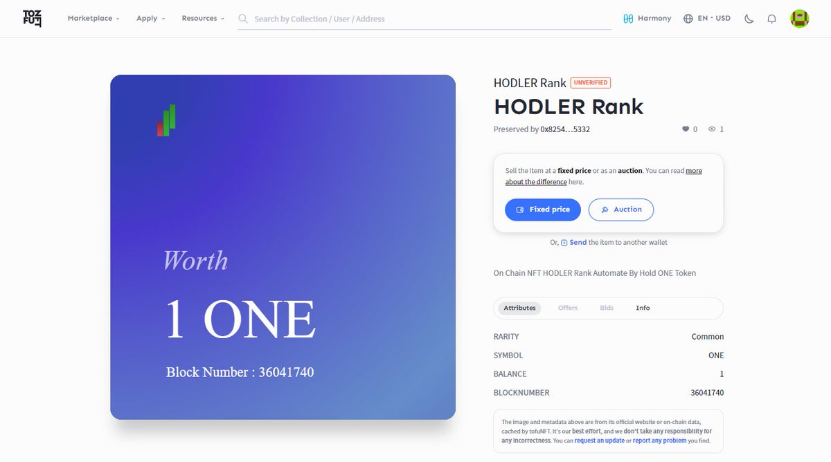 programmerdesa's tweet image. What about me , wkwk.
$ONE is ONE 

how much $ONE in your wallet today ? 😂😂

mint FREE your rank NFT Harmony -&amp;gt; rank.harmonynft.id