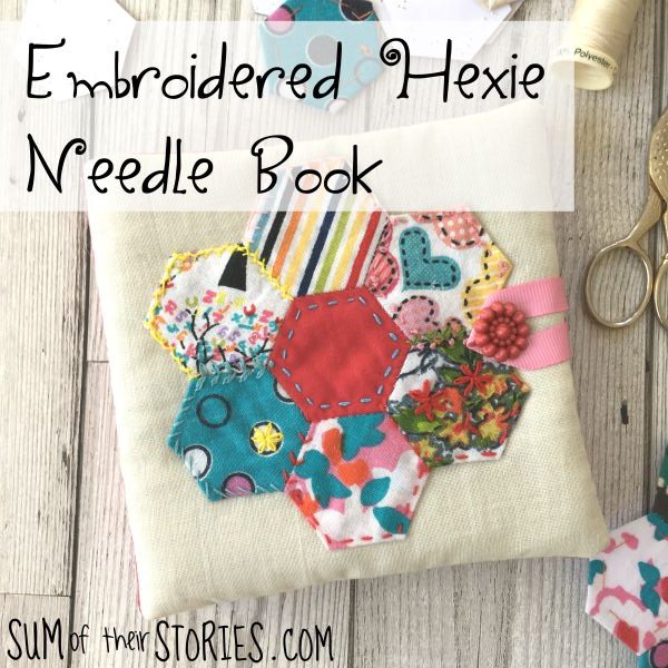 sumoftheirstori's tweet photo. How to make a needlebook with EPP patchwork hexagons and embroidery >>> #patchwork #crafttutorial https://t.co/qU5ZUjqqI0 https://t.co/KA9pCATnsc