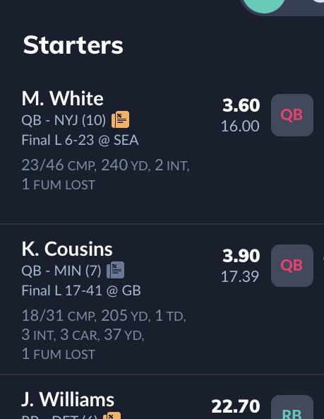 SamAndr02669724's tweet photo. @NFLFantasy https://t.co/SpM2diP076