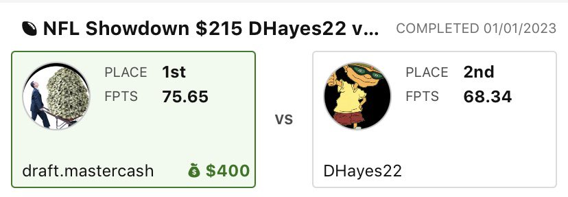 DraftMastercash tweet picture