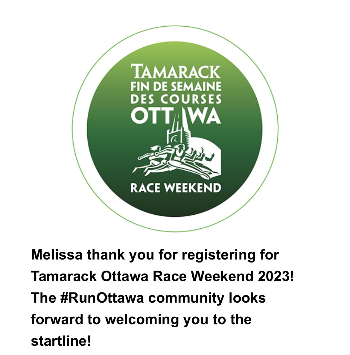 BingsinEd's tweet photo. I’m not sure how I got here, but here I am. #DecisionsWereMade #FirstRace @OttawaRaceWknd https://t.co/Va9D7zqhEj