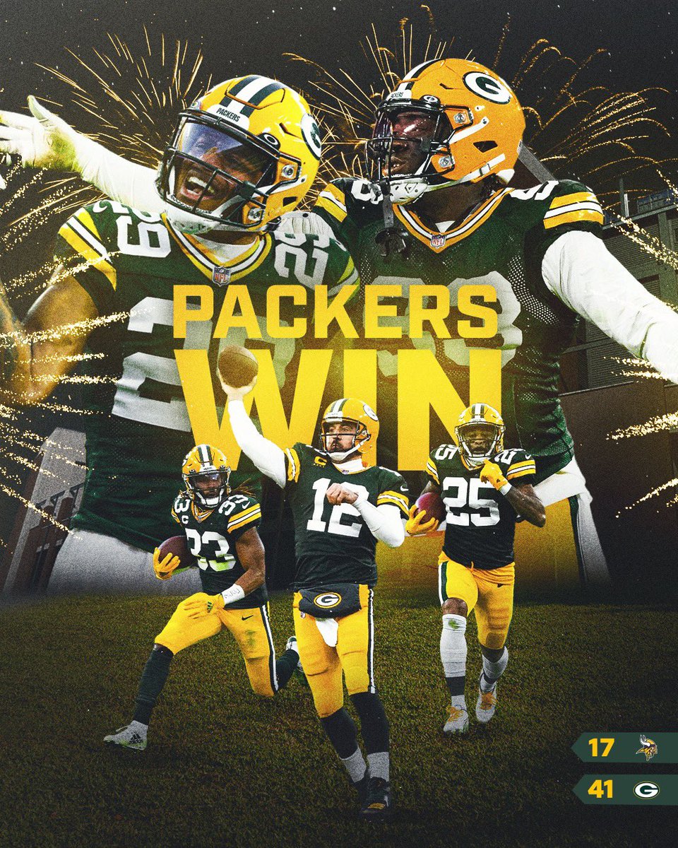 New Year's Day fireworks 🎆 

#MINvsGB | #GoPackGo