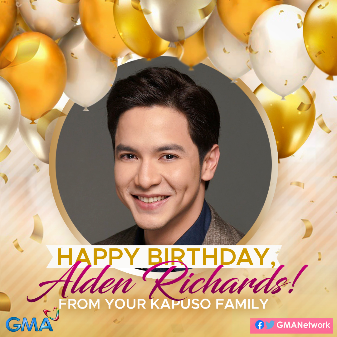 #HBDKapusoAlden! Wishing you good health, happiness and success! 🎉