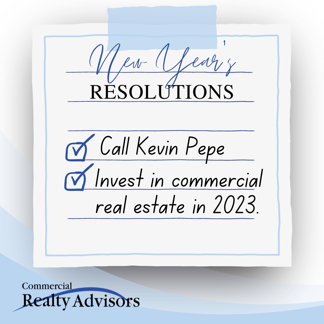 It's a short list, and it's easier than going to the gym.

Call Kevin Pepe at 508-862-9000 ext.105 to discuss your goals for this year. 

#newyear #newopportunities #newresolutions #commercialrealestate #goals #investmentproperty